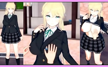 Witness the Return of Blonde Bombshell Jk Margaret in a 3DCG Erotic Anime Video