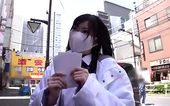 Meet the Reflex Signboard Girl of Kinshicho ~ Cute Voice, Quiet Demeanor, and a Hardcore Sex Drive!